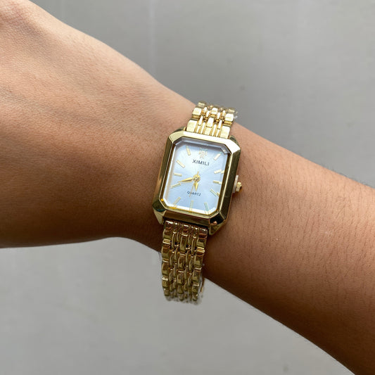 Reloj Old Money Fondo Blanco