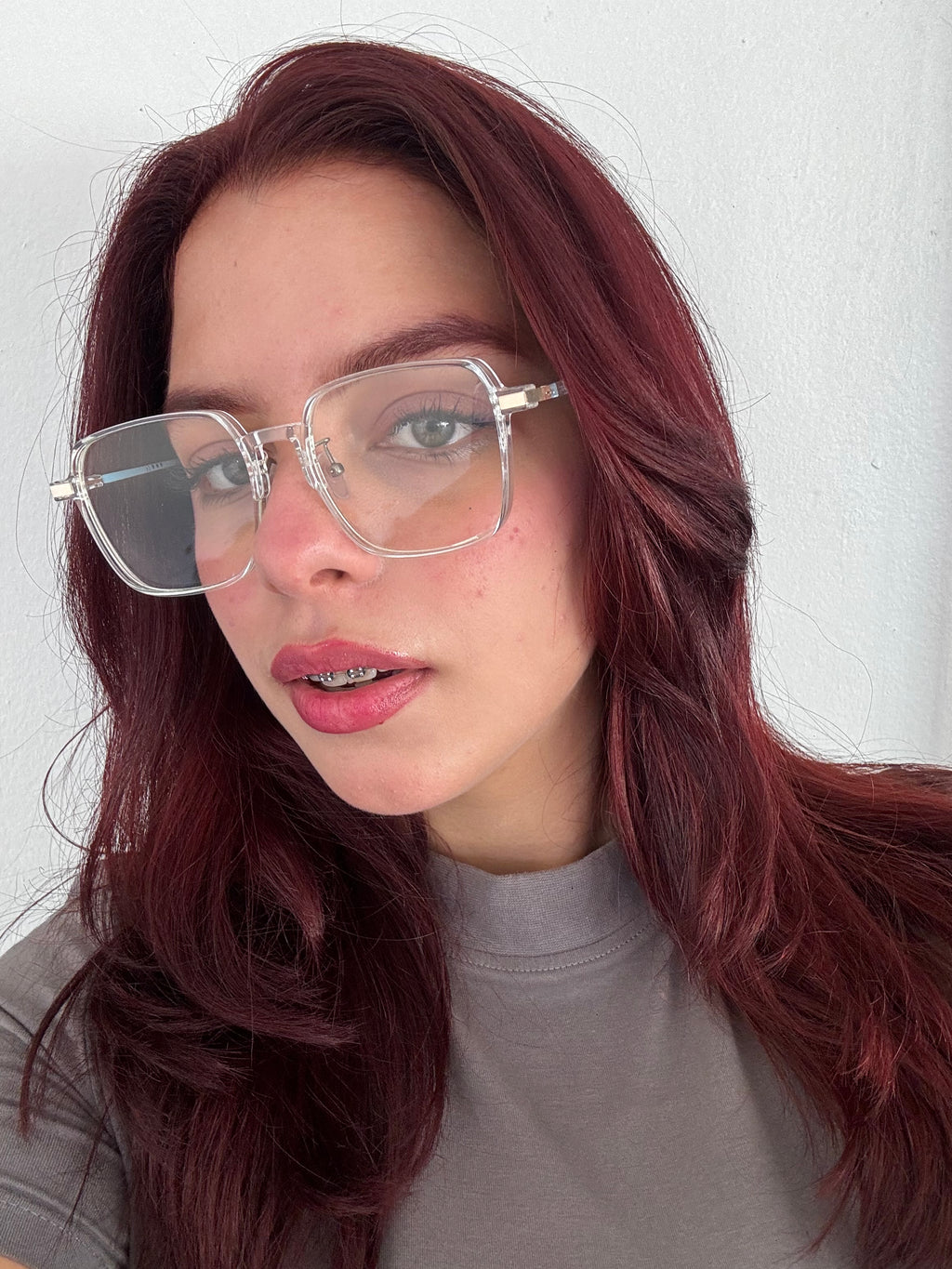 Lentes Clear Azul Nuevos