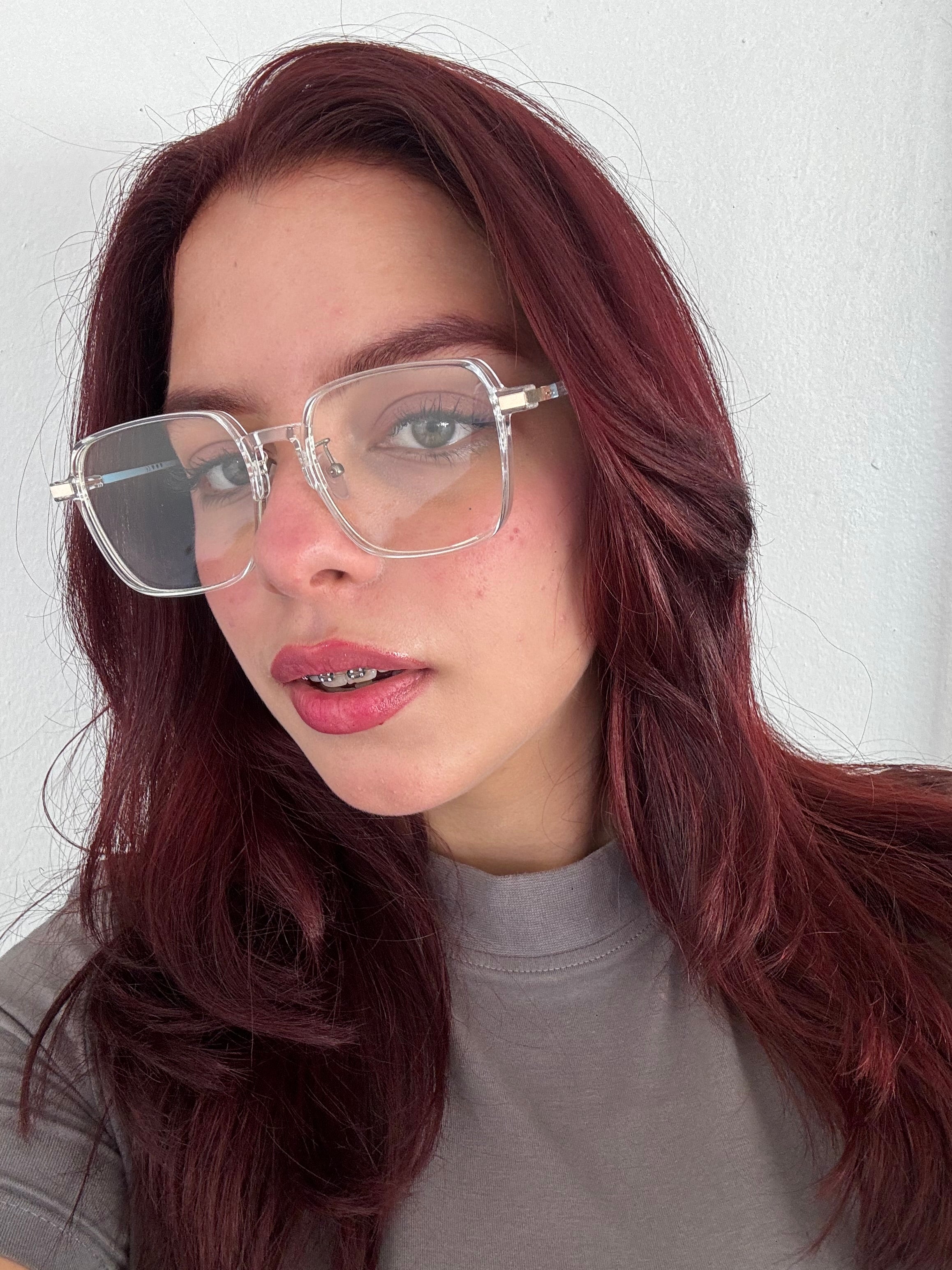 Lentes Clear Azul Nuevos