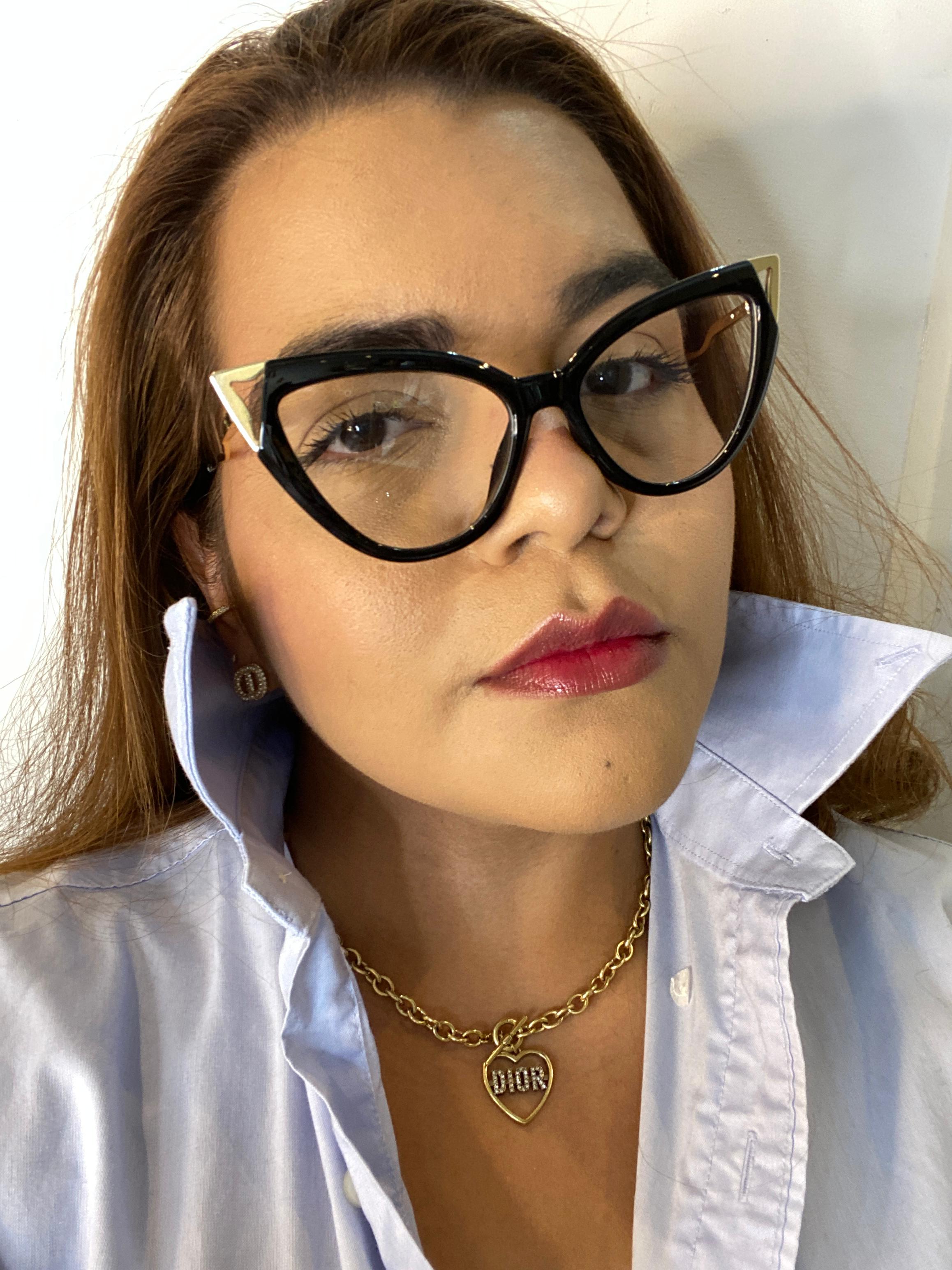 Lentes Fine Cat Eye Negros