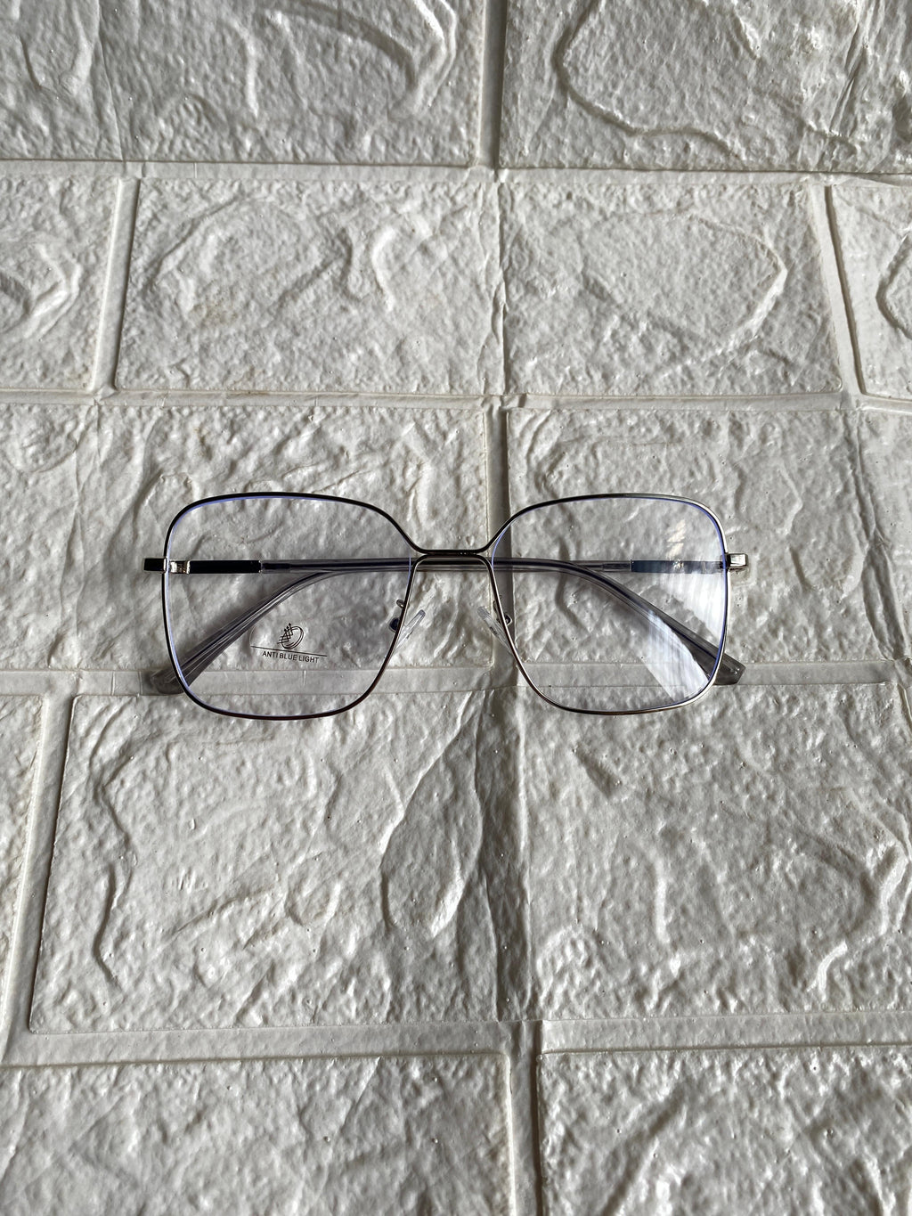 Lentes Cuadrados XL Metal Silver