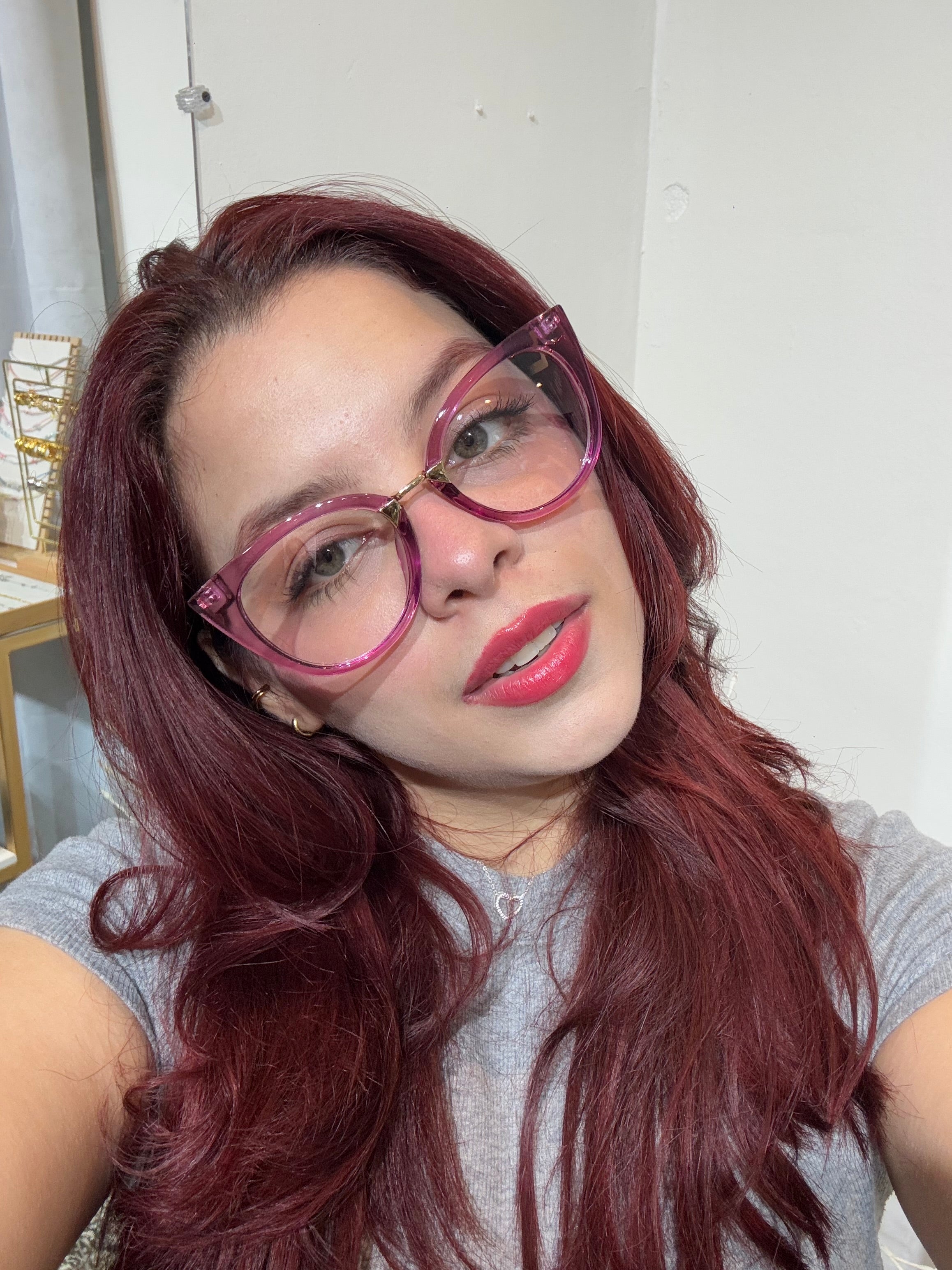 Lentes Cat Eye Diva Morados
