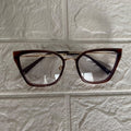 Lentes Cat Eye Marco Cafe