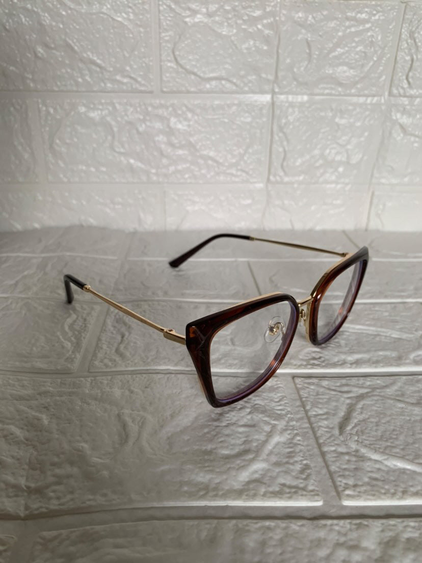 Lentes Cat Eye Marco Cafe