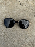 Lentes de Sol Semiredondo Negro