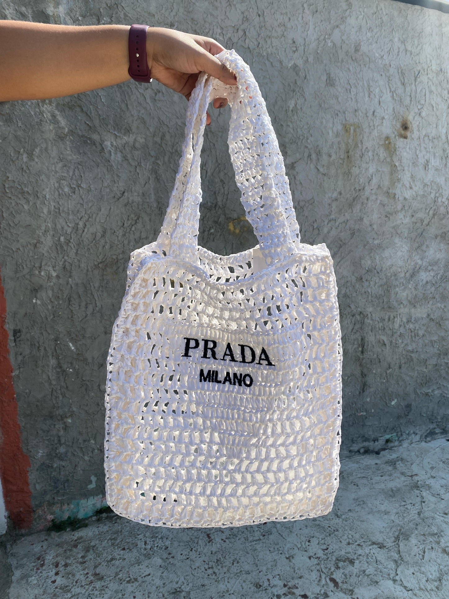 Tote Bag Prada Blanca