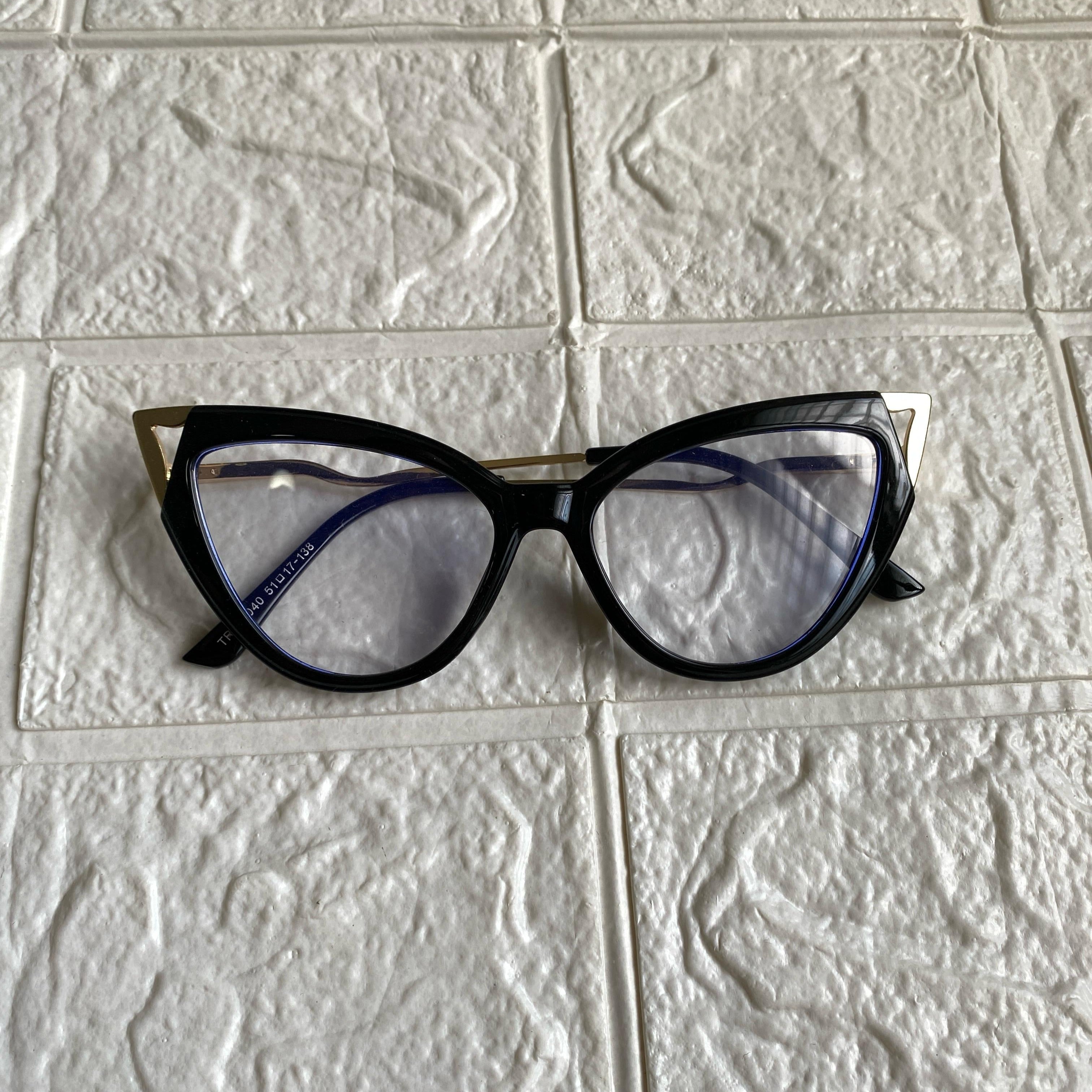 Lentes Fine Cat Eye Negros
