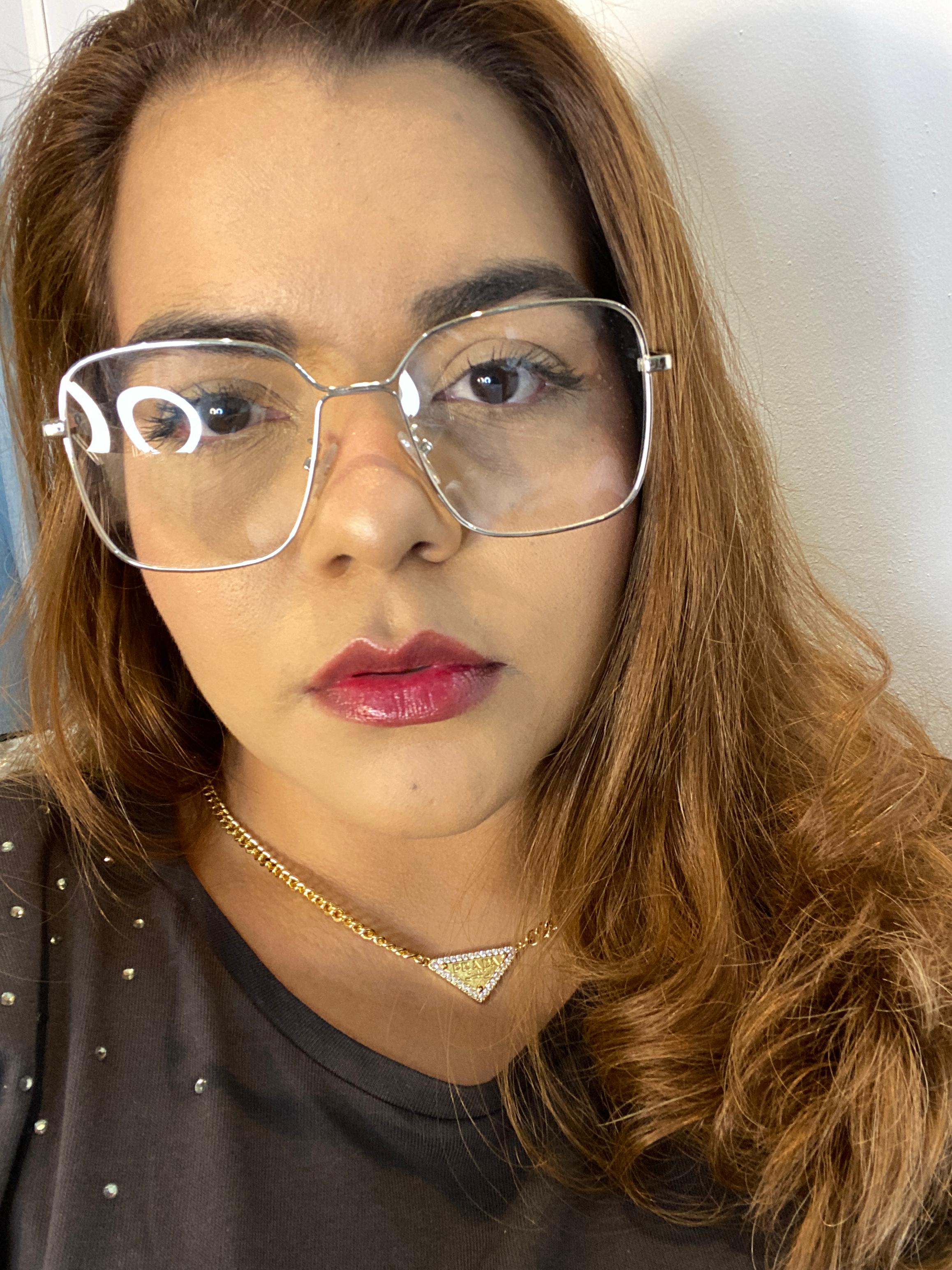 Lentes Cuadrados XL Metal Silver