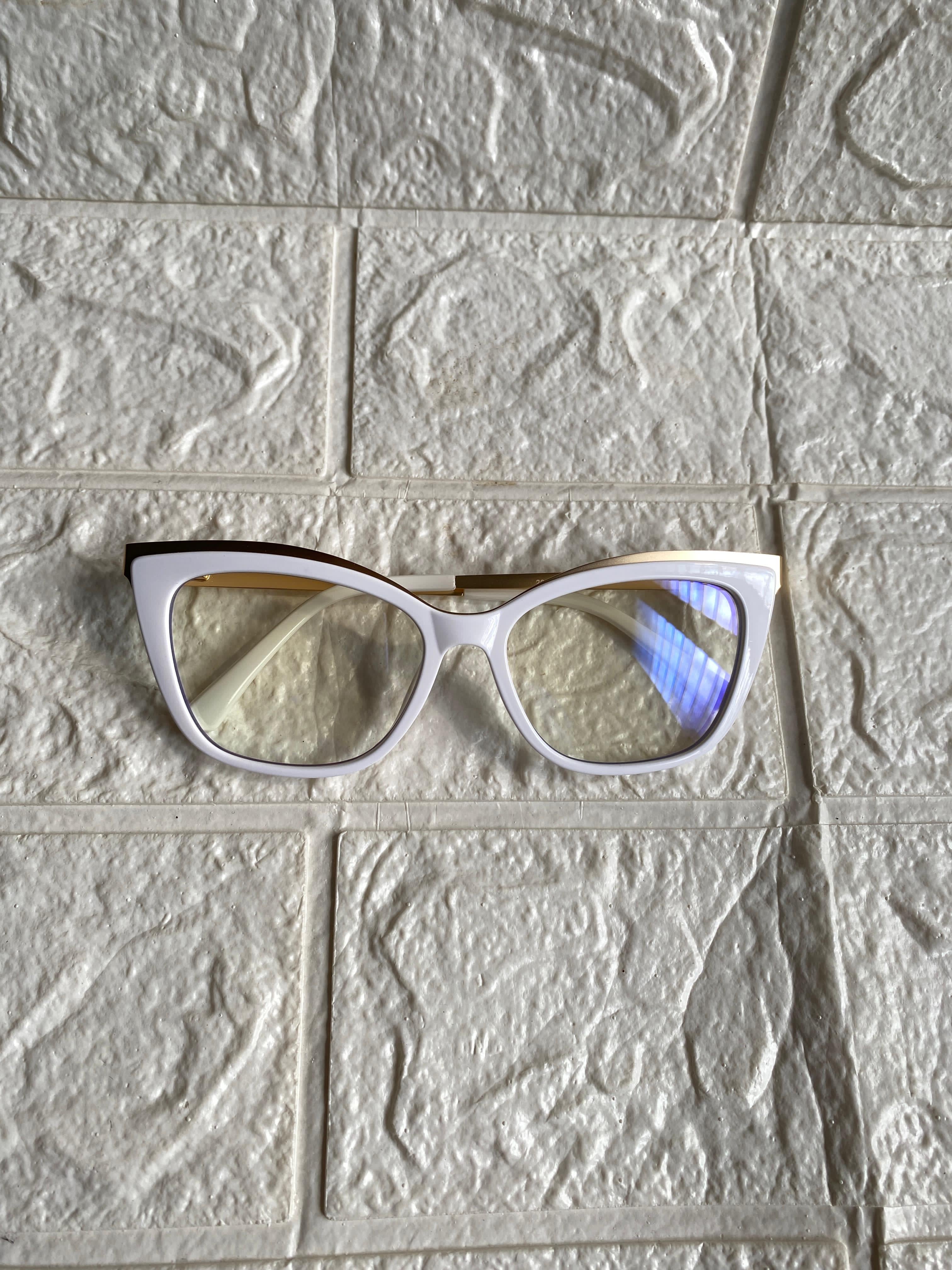 Lentes Classy Blancos Top Gold