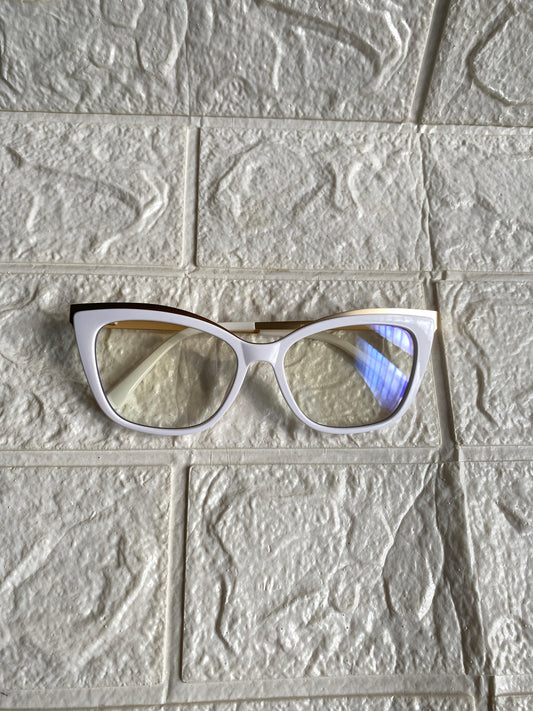Lentes Classy Blancos Top Gold