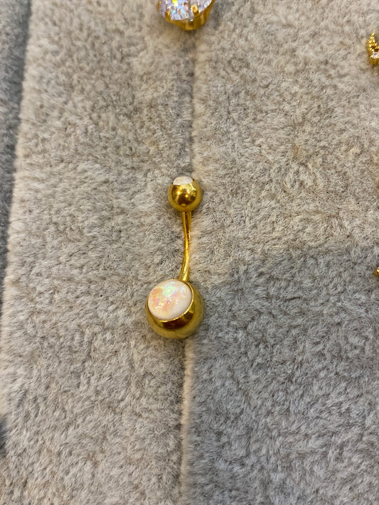 Piercing Ombligo Ópalo