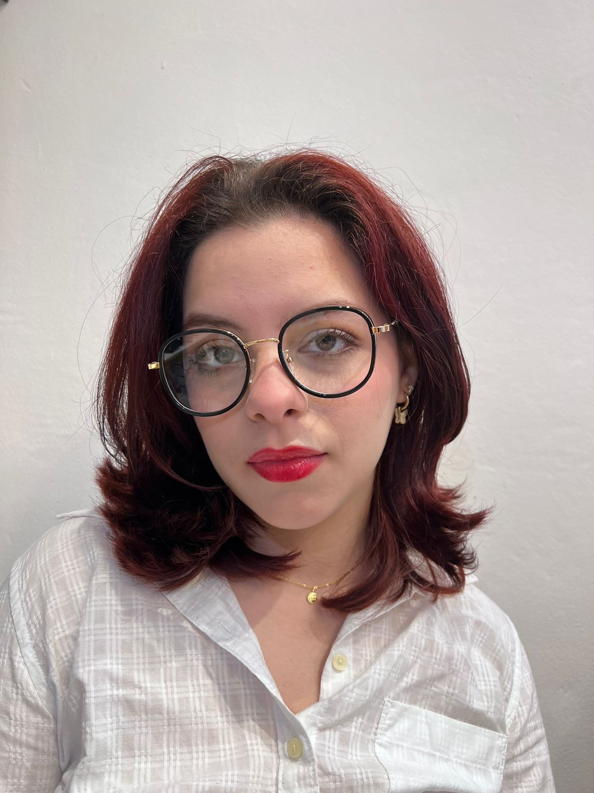 Lentes Semiredondo Black and Gold