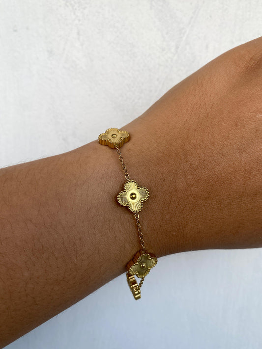 Brazalete Van Cleef Dorado Small