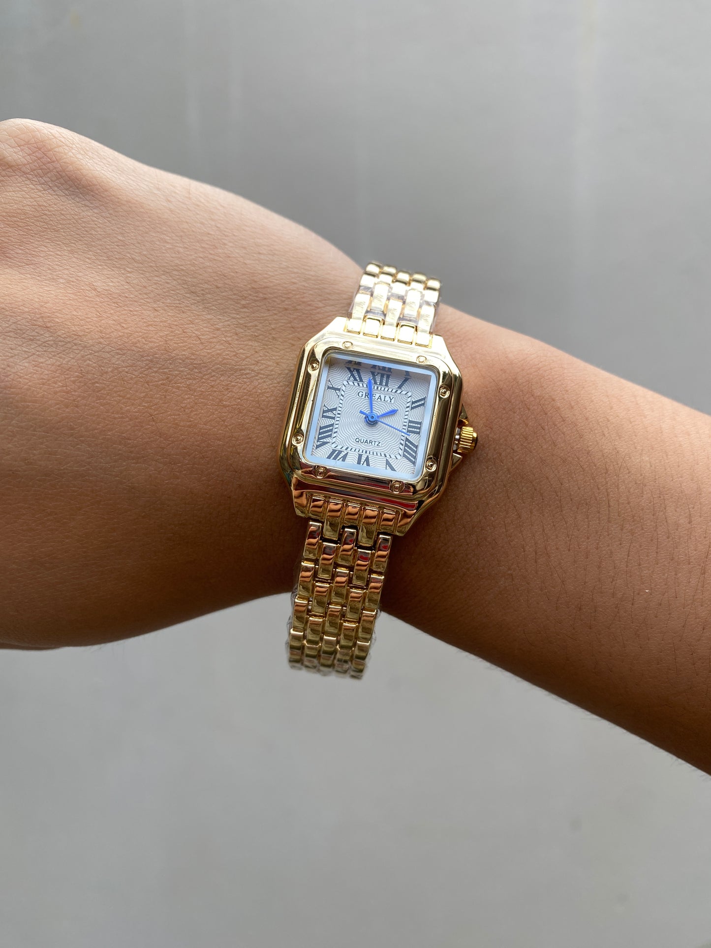 Reloj Old Money tipo Cartier Gold
