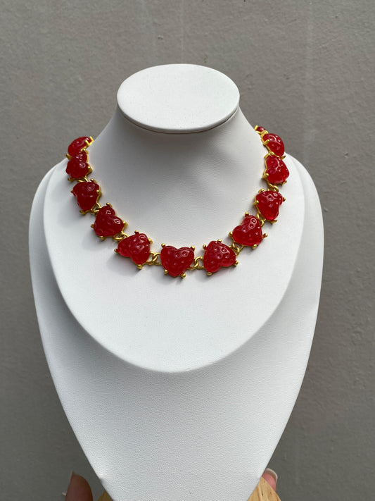 Cadena Corazones de Gomita