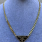 Cadena Prada Clasica con Gold Negra