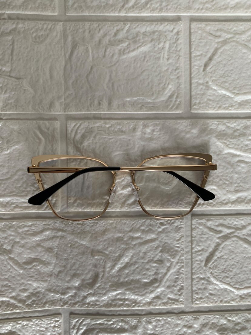 Lentes Tipo Mariposa Black/Gold