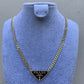 Cadena Prada Clasica con Gold Negra