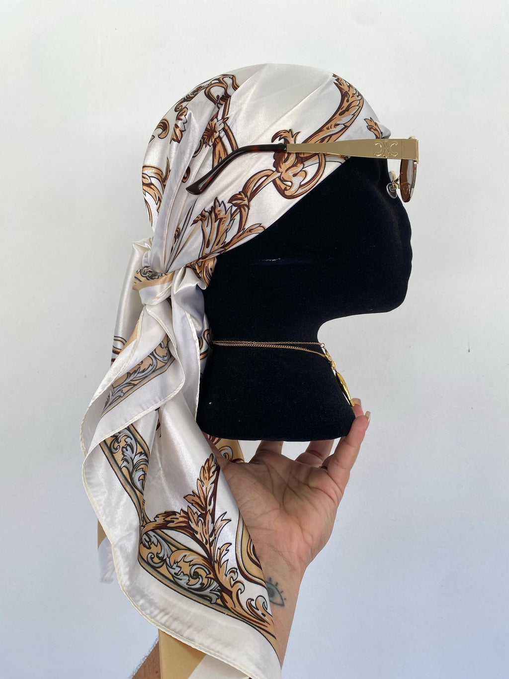 Bandana Fancy White