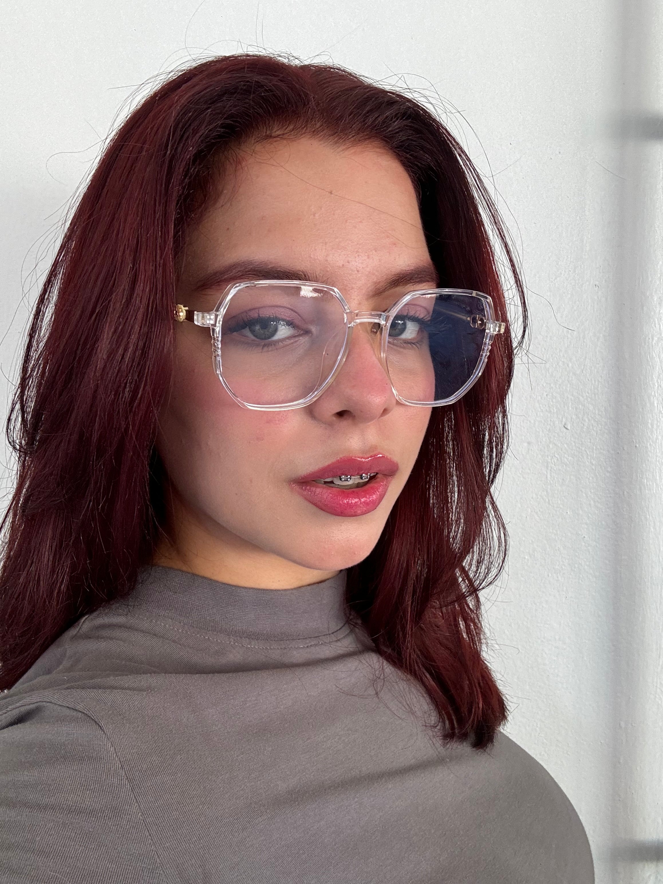 Lentes Hexagonales Clear