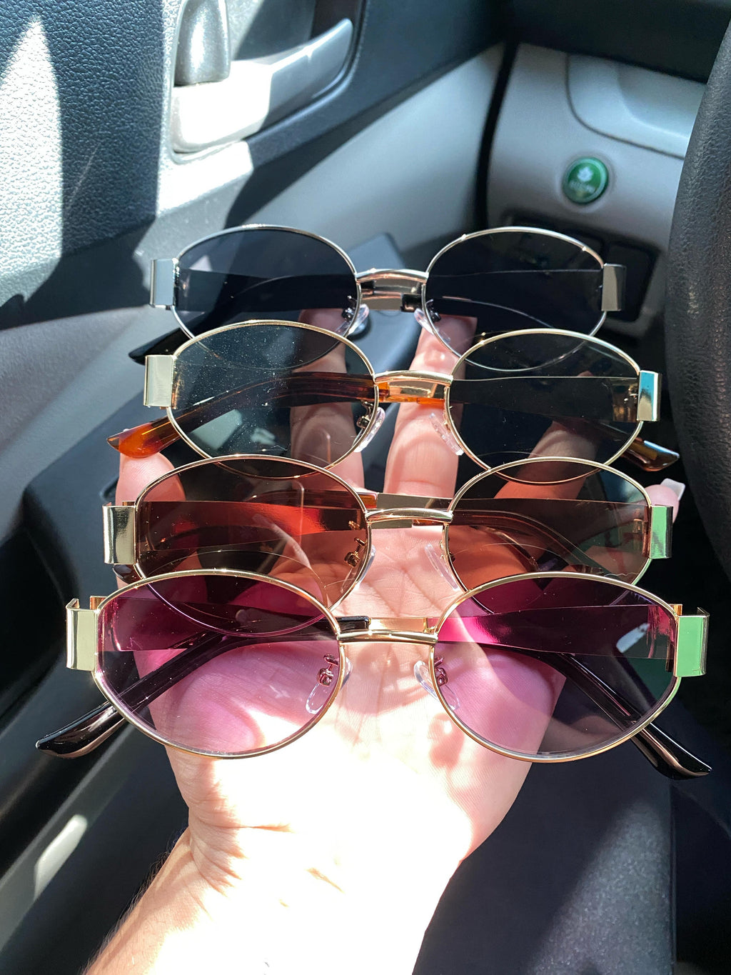 Lentes tipo Celine Verde Militar