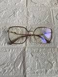 Lentes Semihexagonales Café