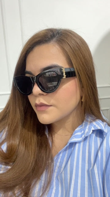 Lentes YSL Negros Pequeños