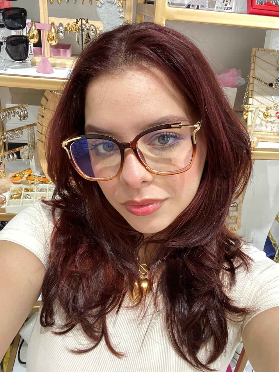 Lentes Tea Esquinas Gold