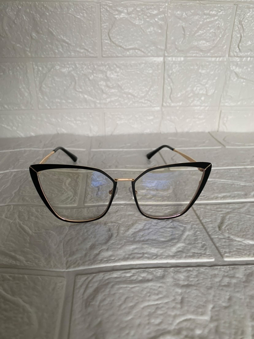 Lentes Tipo Mariposa Black/Gold