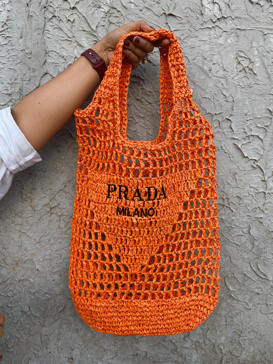 Tote Bag Prada Naranja