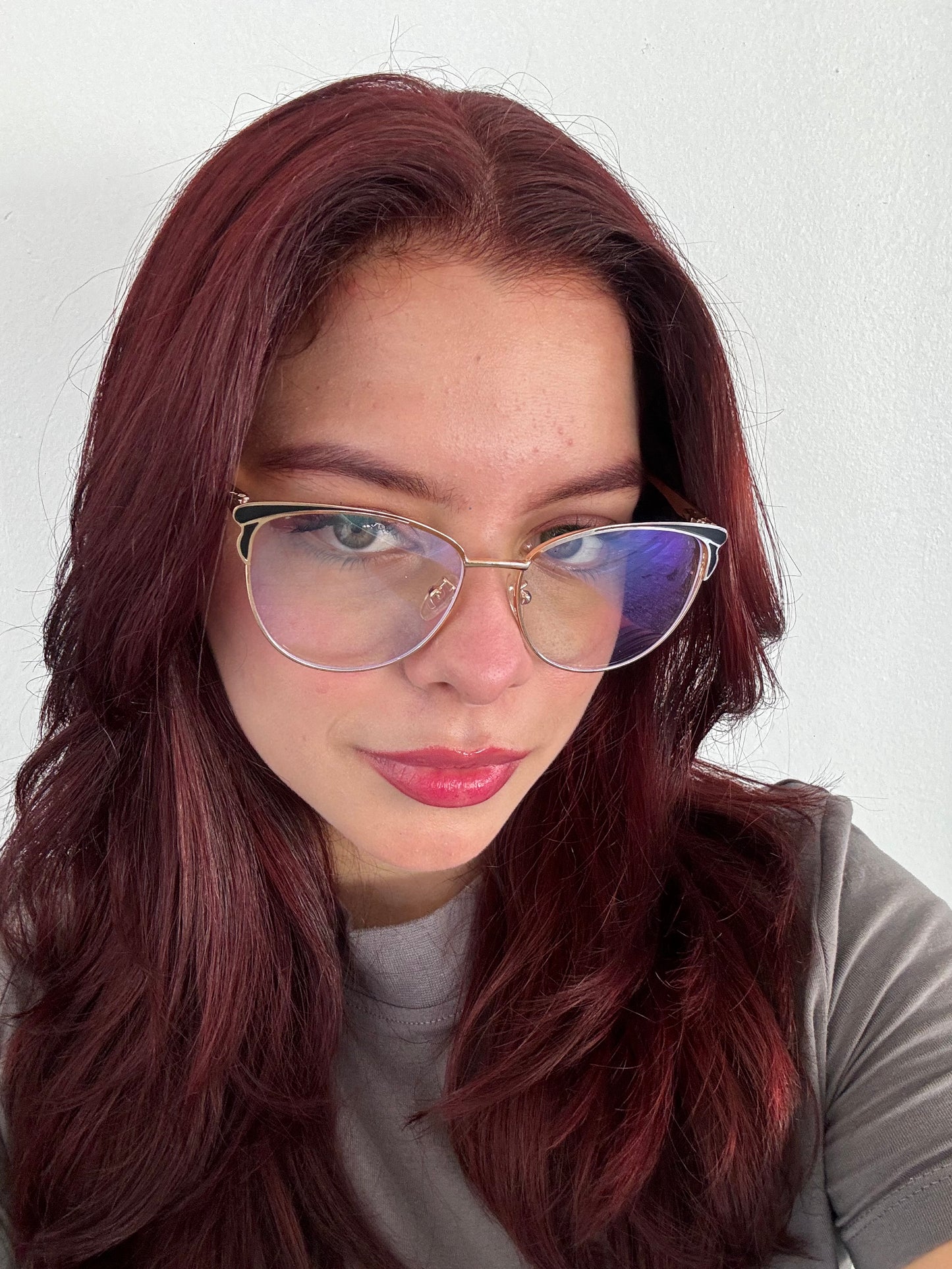 Lente Cat Eye Mini Mariposas Negros