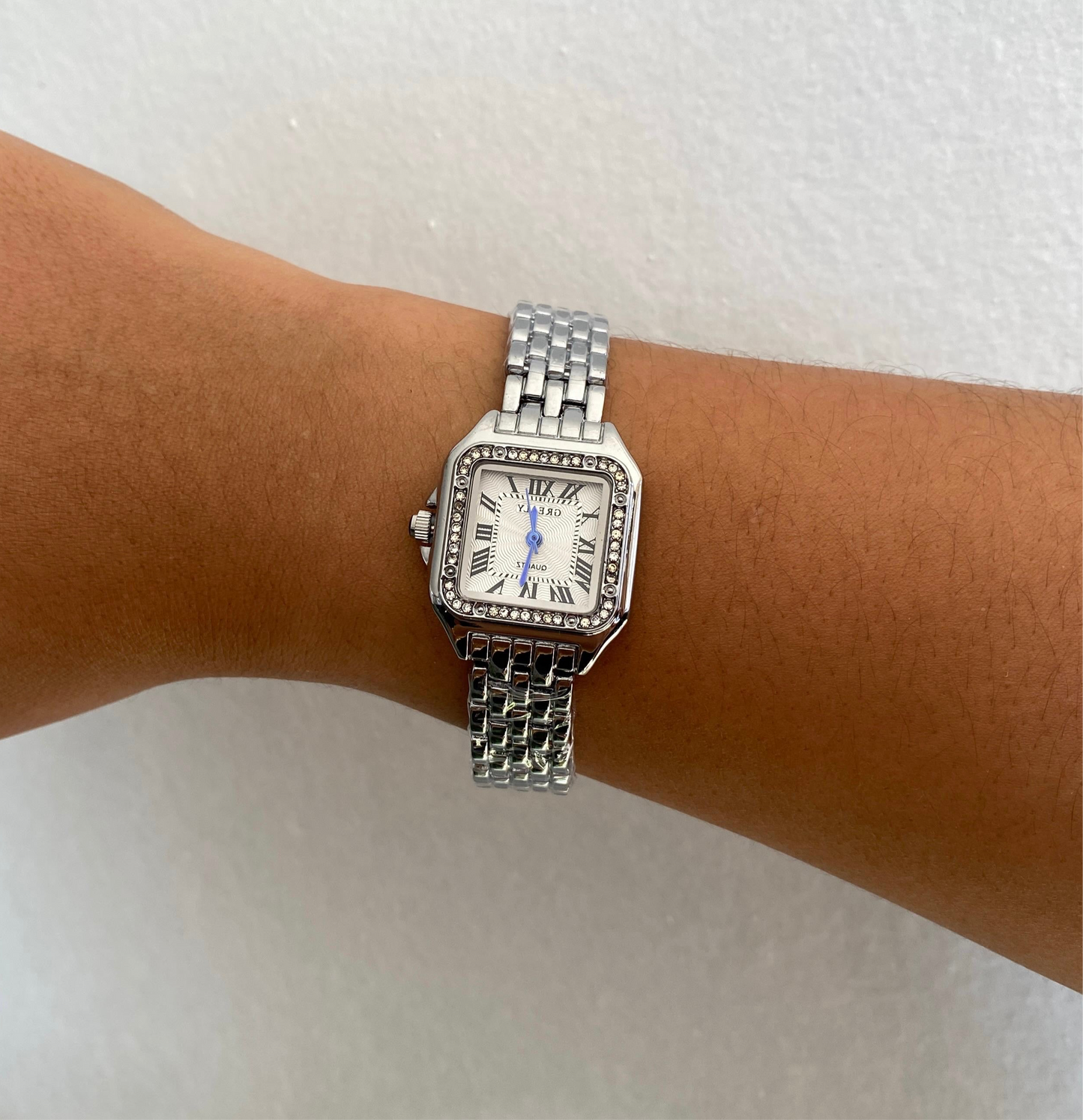 Reloj Old Money Silver con Brillos