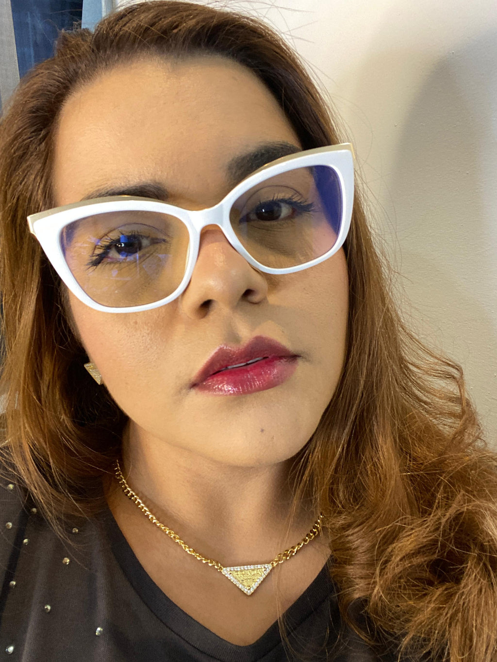 Lentes Classy Blancos Top Gold