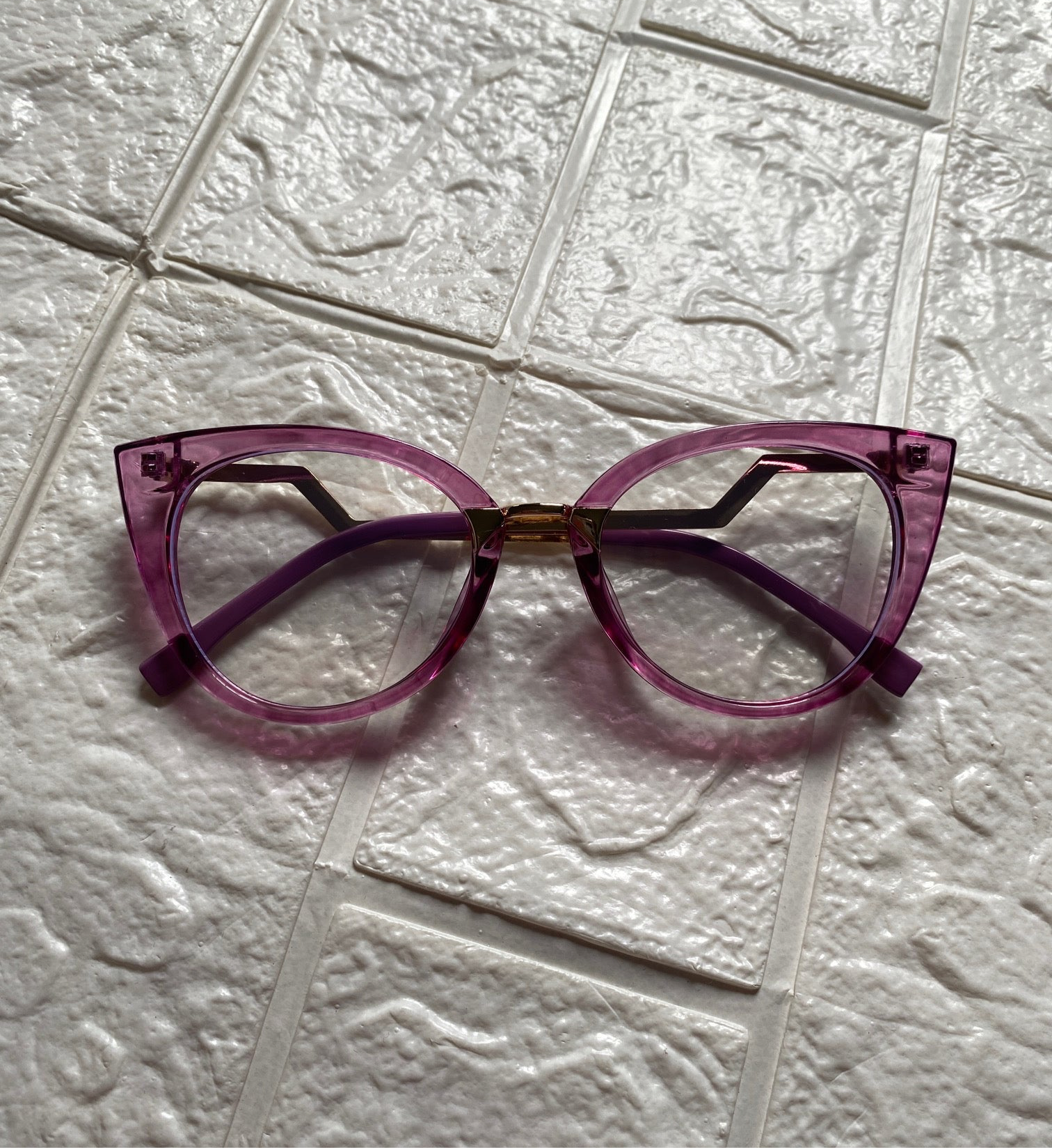 Lentes Cat Eye Diva Morados