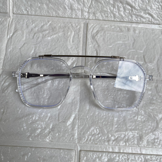 Lentes Aviador Unisex Clear