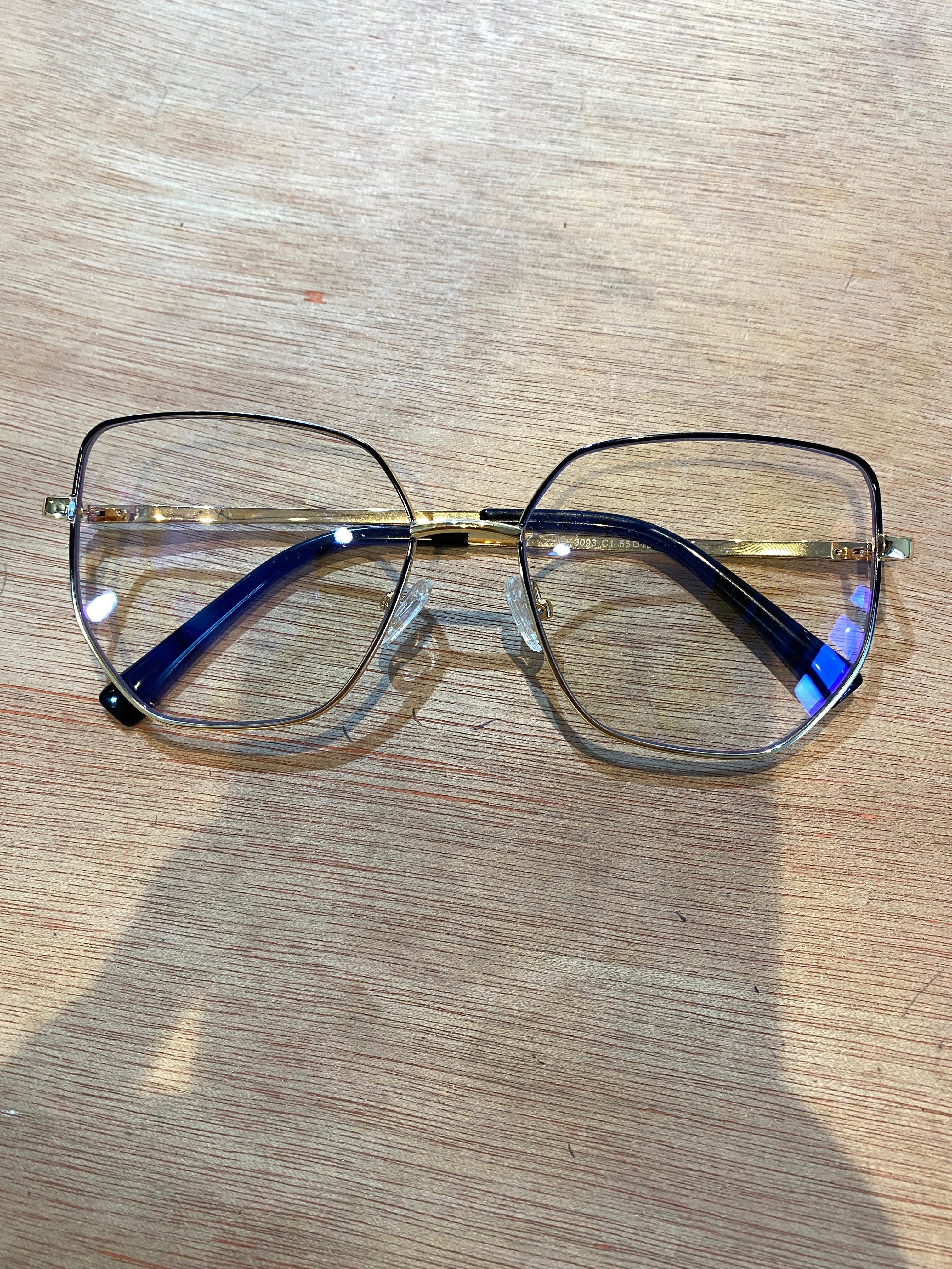 Lentes Bicolor Gold/Black