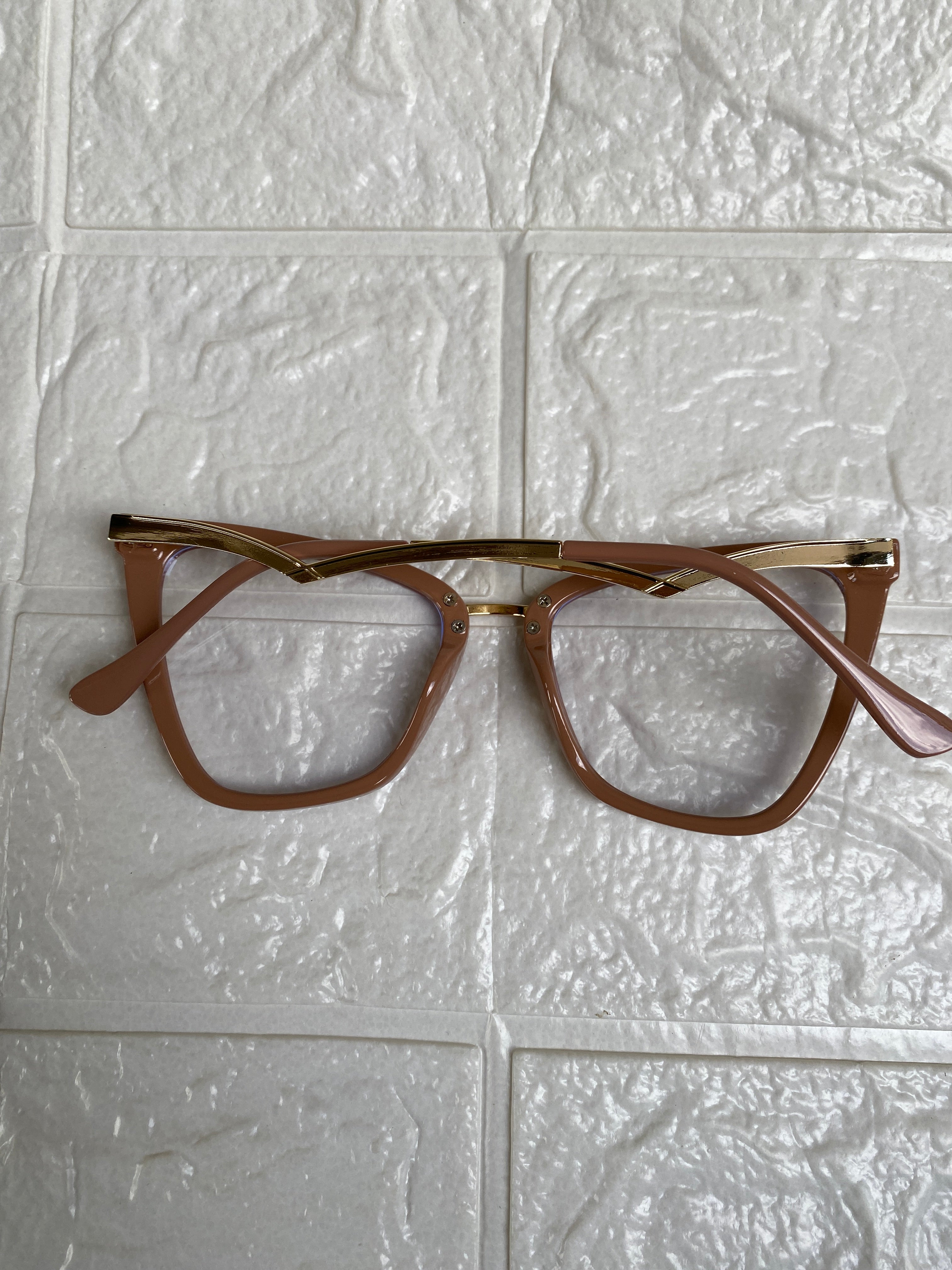 Lentes Cat Eye Nude