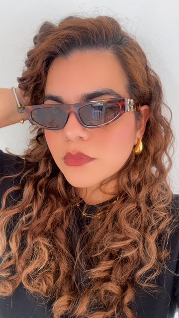 Lentes Miu Miu Leopardo Pequeños