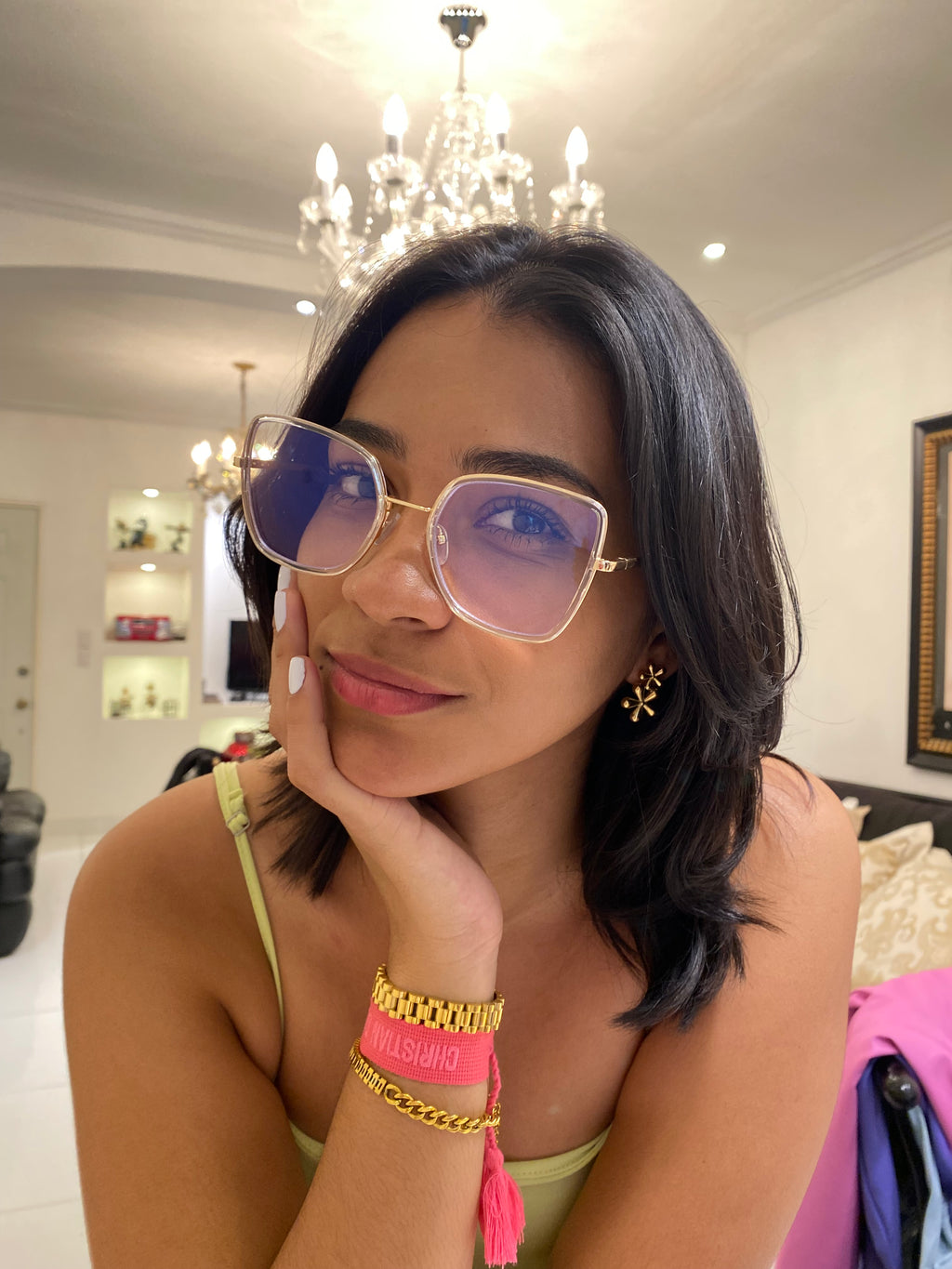 Lentes Semihexagonales Clear