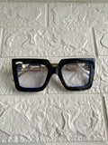 Lentes Negros Cuadrados Fancy