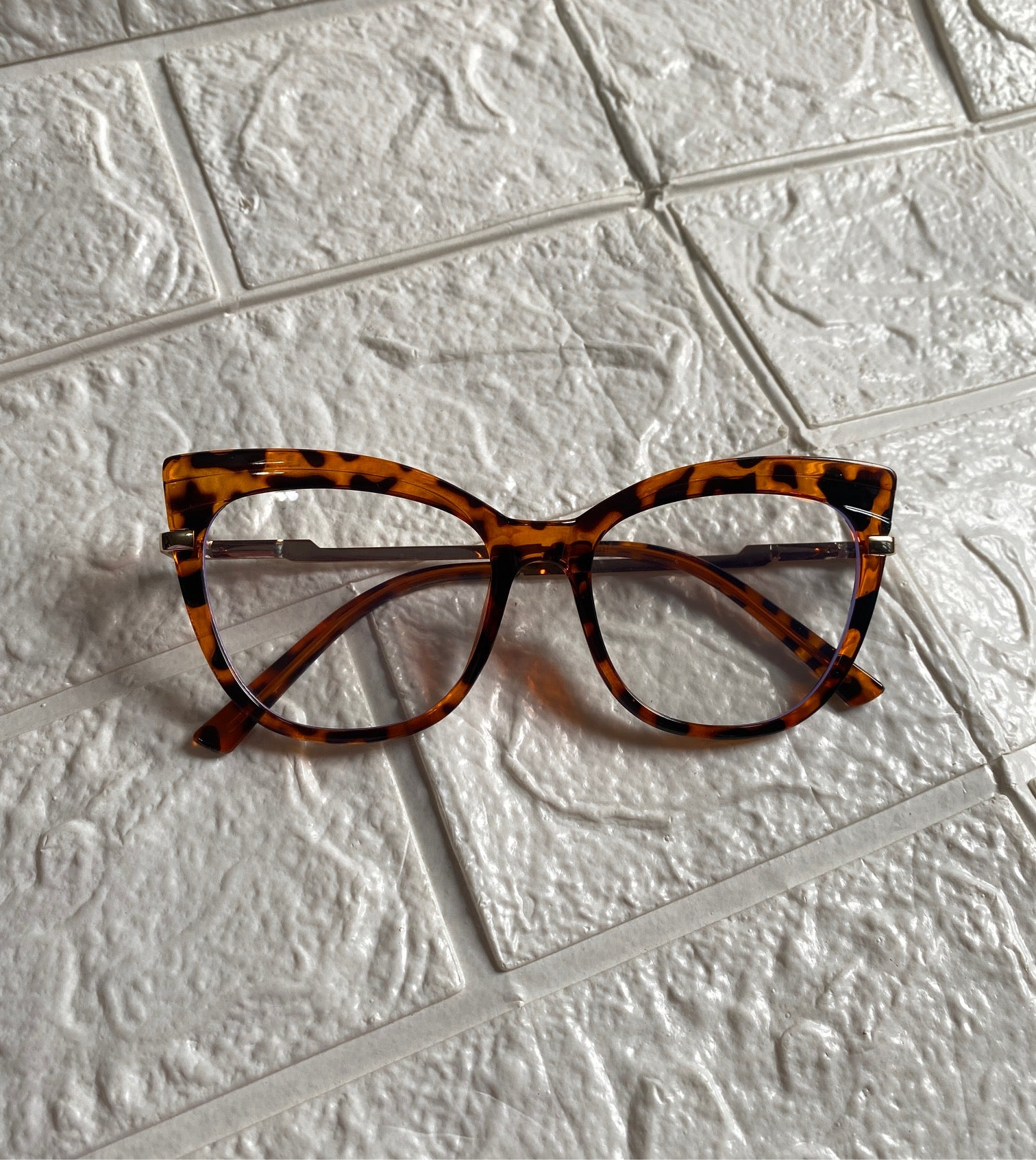 Lentes Cat Eye Leopardo Marco Relieve
