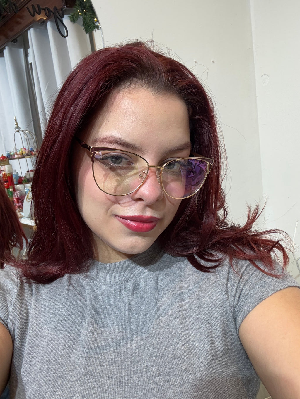 Lentes Cat Eye Mini Mariposas Cafe