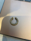 Earcuff Gold Lleno de Zirconias