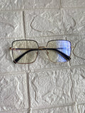 Lentes Cuadrados Bicolor Gold/Negro