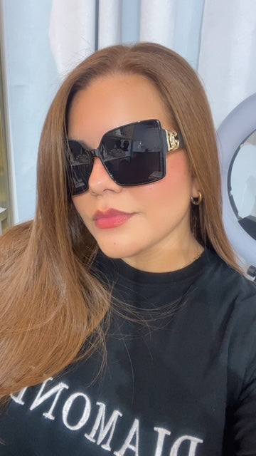 Lentes D&G Negros Cuadrados Grandes