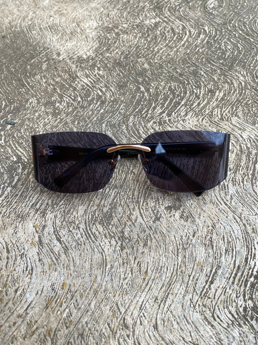 Lentes Miu Miu Vintage Negros patitas plasticas