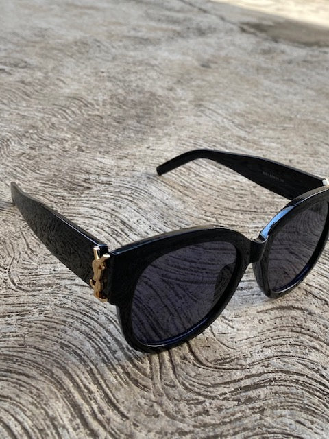 Lentes YSL Negros Semiredondos