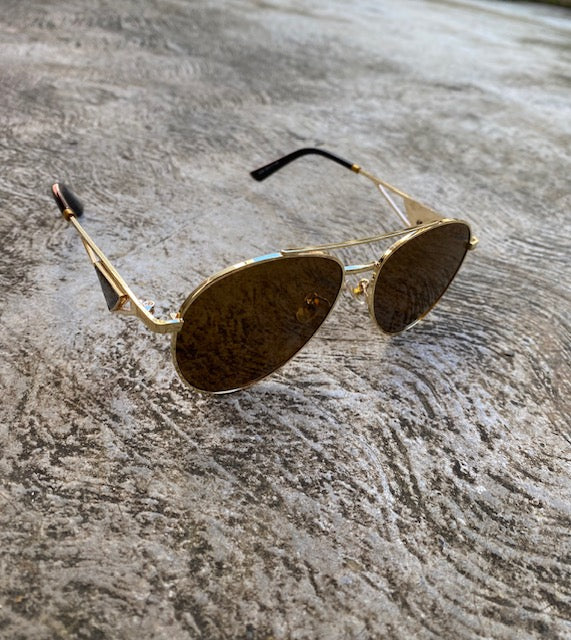 Lentes Miu Miu Aviador Cafe