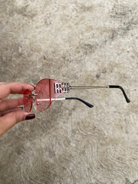 Lentes Tipo Miu Miu Rosados