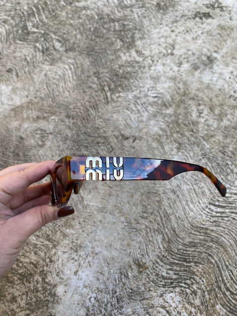 Lentes Miu Miu Leopardo Pequeños